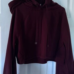 Athleta Deep Burgundy Hoodie